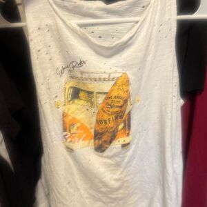 Los-angeles-apparel Women's White Vest